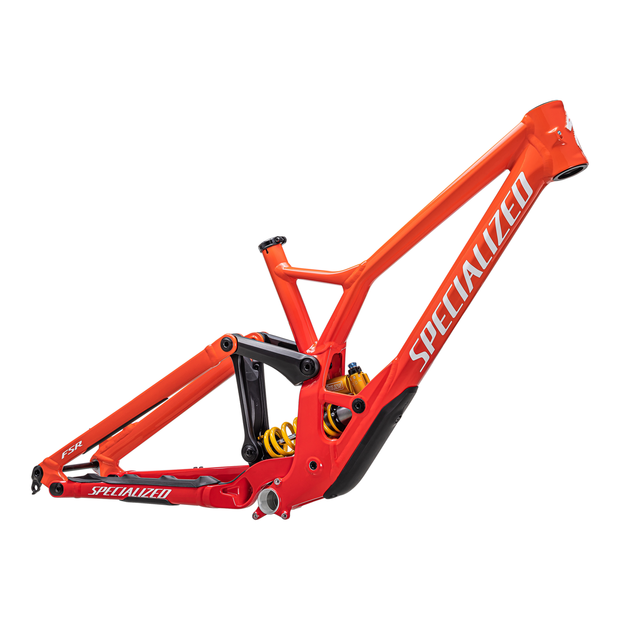 Specialized Demo Race Frameset - Gloss Fiery Red / Vivid Red Fade / White