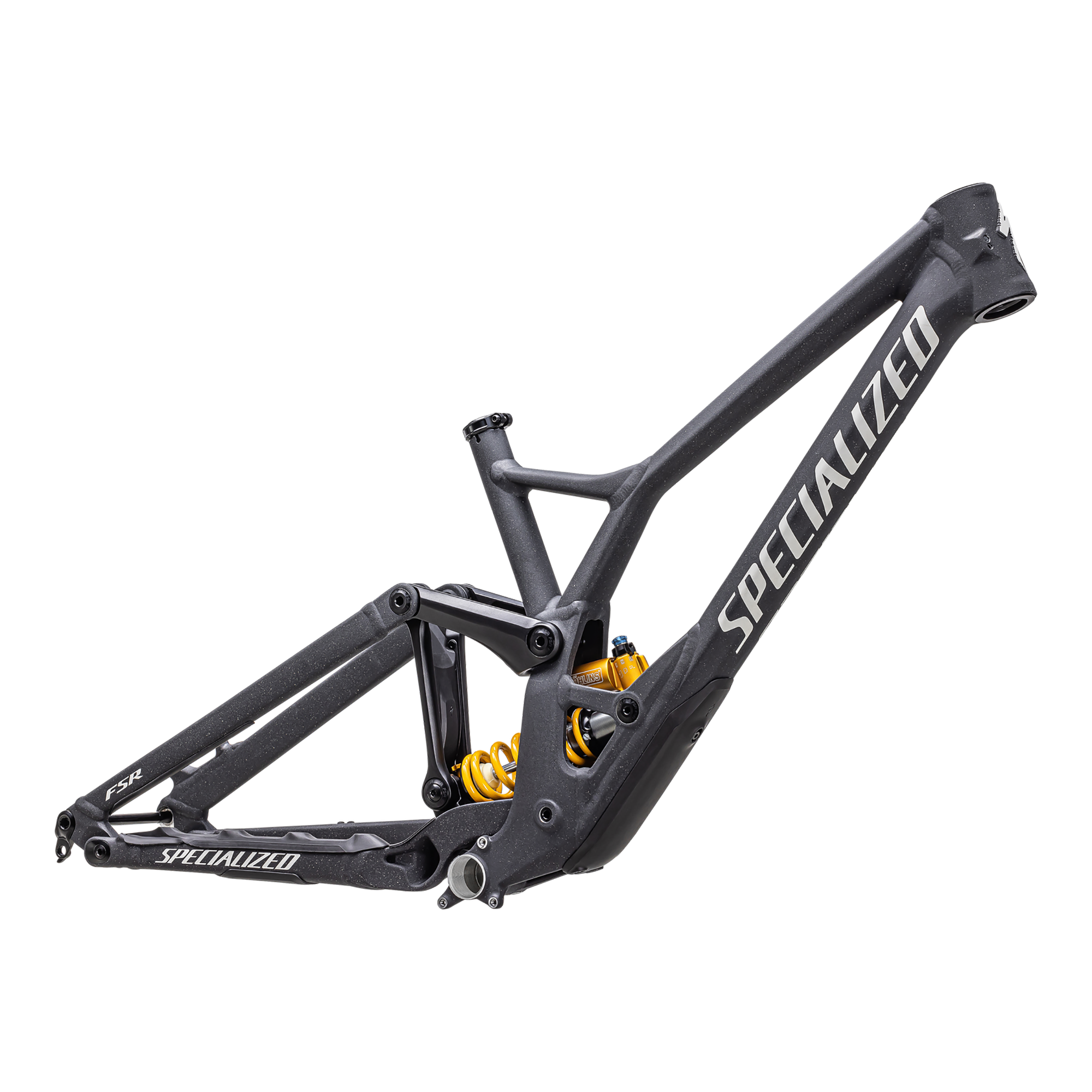 Specialized Demo Race Frameset - Satin Smoke / Obsidian / Taupe Over Black / Dune White