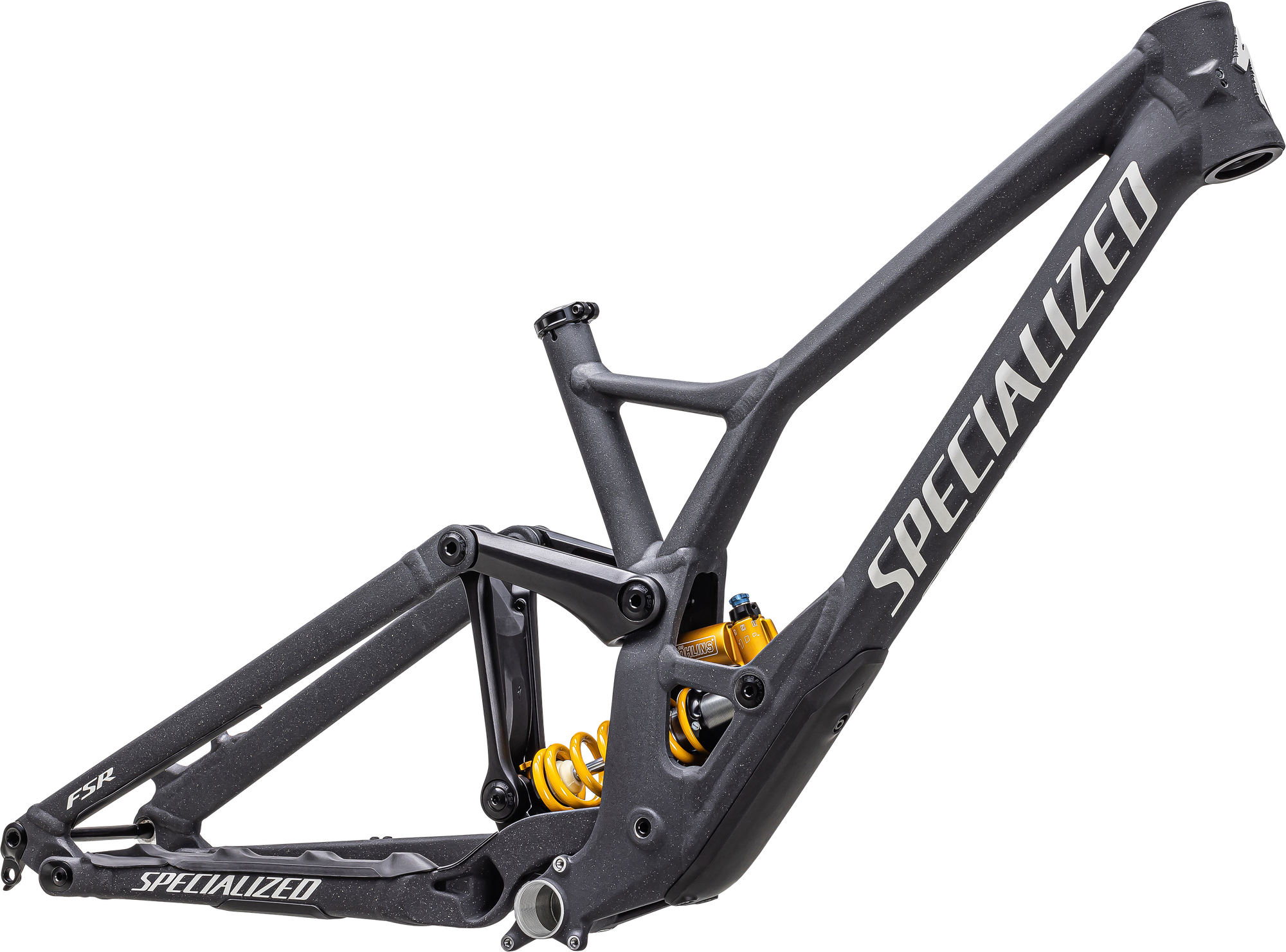 Specialized Demo Race Frameset - Satin Smoke / Obsidian / Taupe Over Black / Dune White