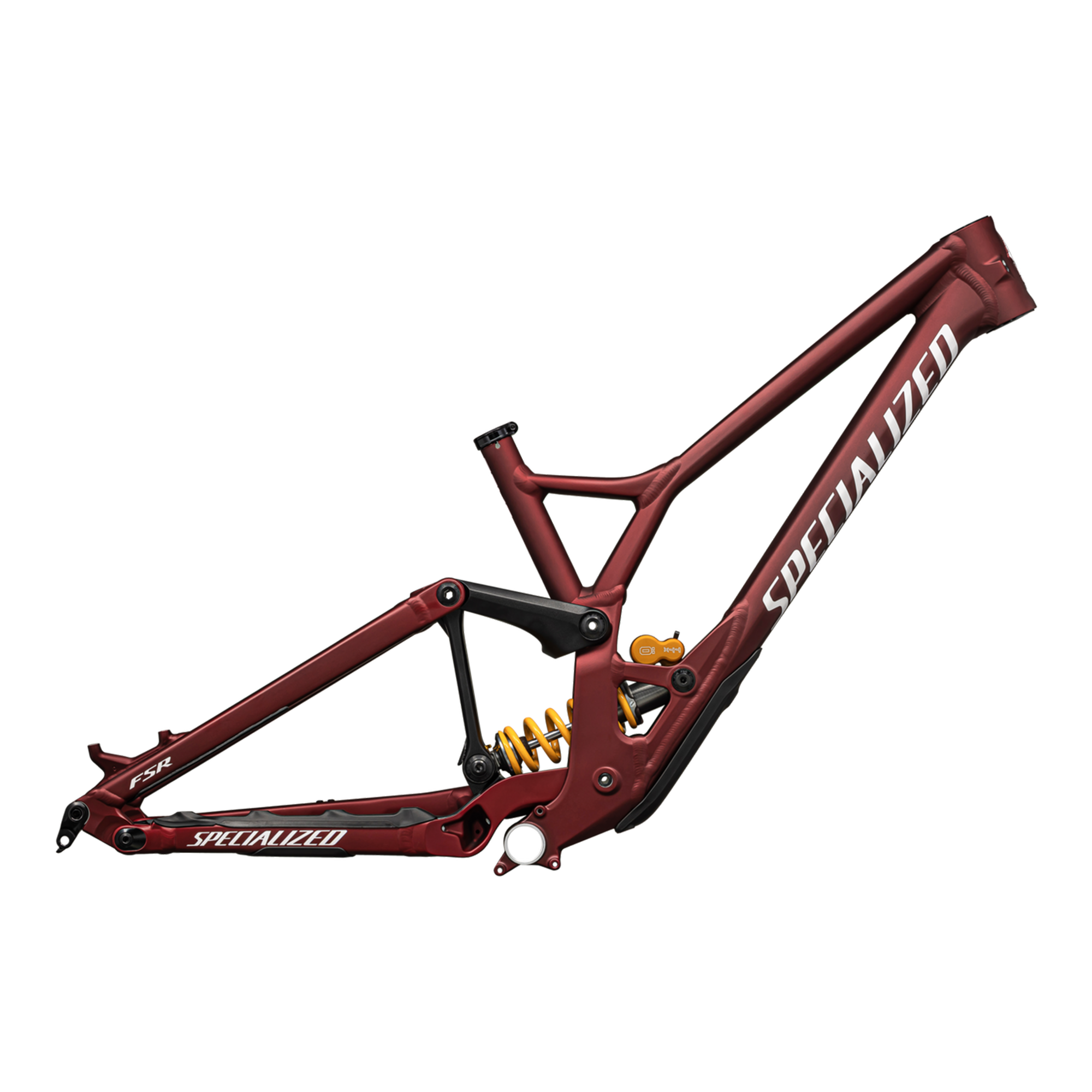 Specialized Demo Race Frameset - Satin Red Sky / White