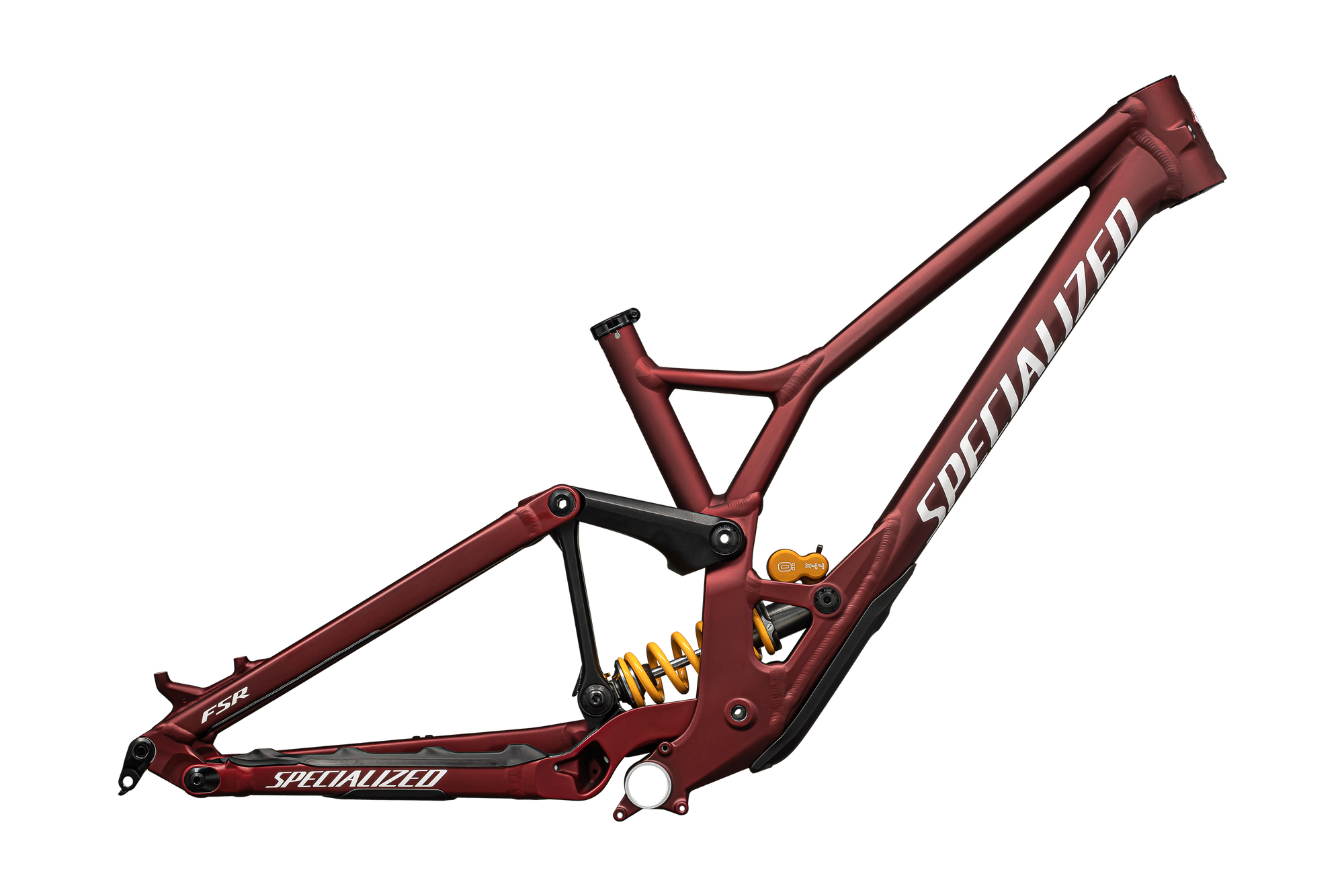 Specialized Demo Race Frameset - Satin Red Sky / White
