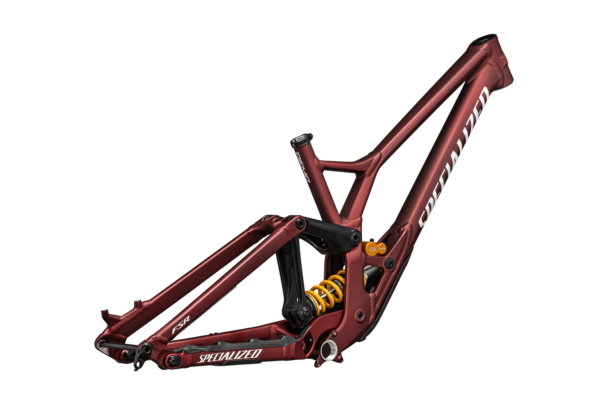 Specialized Demo Race Frameset - Satin Red Sky / White
