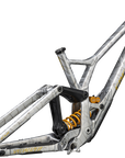 Specialized Demo Race Frameset - Gloss Silver Dust / Metallic Sulphur