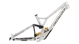 Specialized Demo Race Frameset - Gloss Flake Silver / Gunmetal / Brushed