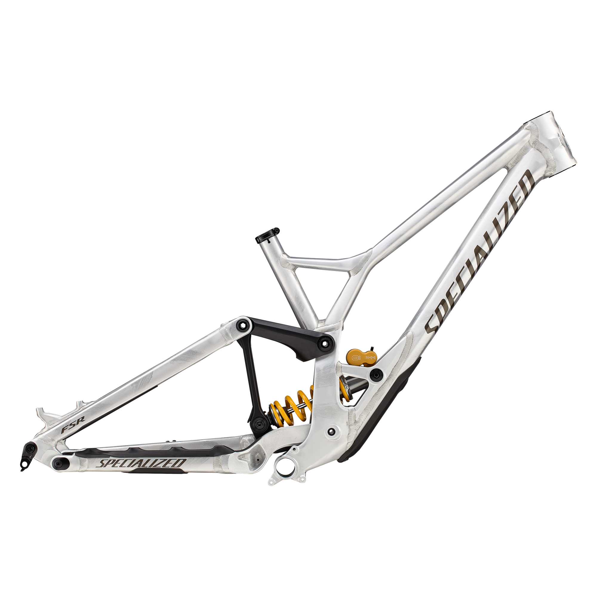 Specialized Demo Race Frameset - Gloss Flake Silver / Gunmetal / Brushed