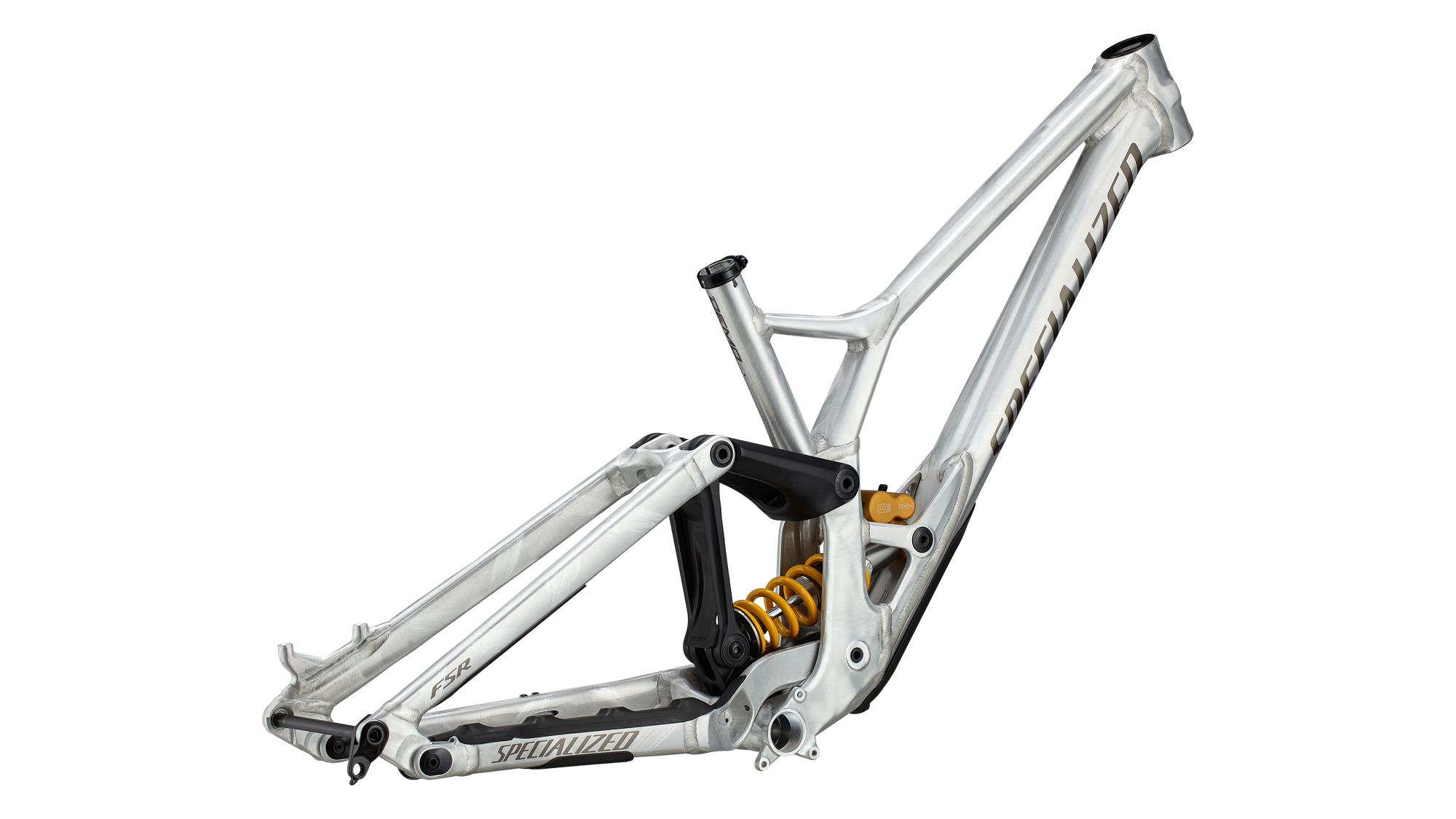 Specialized Demo Race Frameset - Gloss Flake Silver / Gunmetal / Brushed