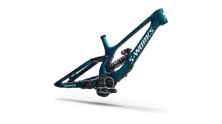 Specialized S-Works Demo 11 Frameset - Gloss Teal Tint Carbon / Smoke / White