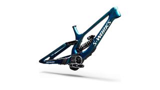 Specialized S-Works Demo 11 Frameset - Gloss Teal Tint Carbon / Smoke / White