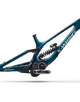 Specialized S-Works Demo 11 Frameset - Gloss Teal Tint Carbon / Smoke / White