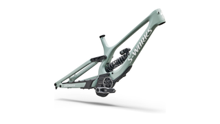 Specialized S-Works Demo 11 Frameset - Gloss Agave Grey / Metallic White Silver