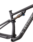 Specialized S-Works Epic EVO Frameset - Satin Brushed Black Liquid Metal / Chrome Foil Logos