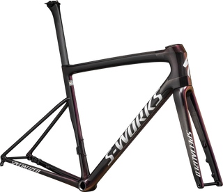 Specialized S-Works Tarmac SL8 Frameset - FACT 12r Carbon - Gloss Carbon / Viavi Maganta Gold / Chaos Red Pearl / White