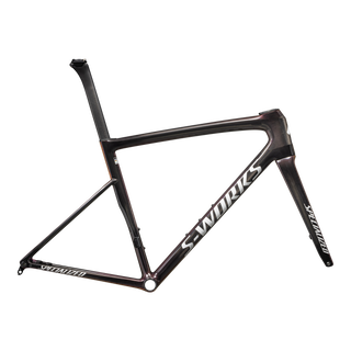 Specialized S-Works Tarmac SL8 Frameset - FACT 12r Carbon - Gloss Carbon / Viavi Maganta Gold / Chaos Red Pearl / White