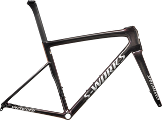 Specialized S-Works Tarmac SL8 Frameset - FACT 12r Carbon - Gloss Carbon / Viavi Maganta Gold / Chaos Red Pearl / White