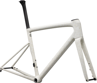 Specialized S-Works Tarmac SL8 Frameset - FACT 12r Carbon - Gloss White Dune White Pearl Impasto