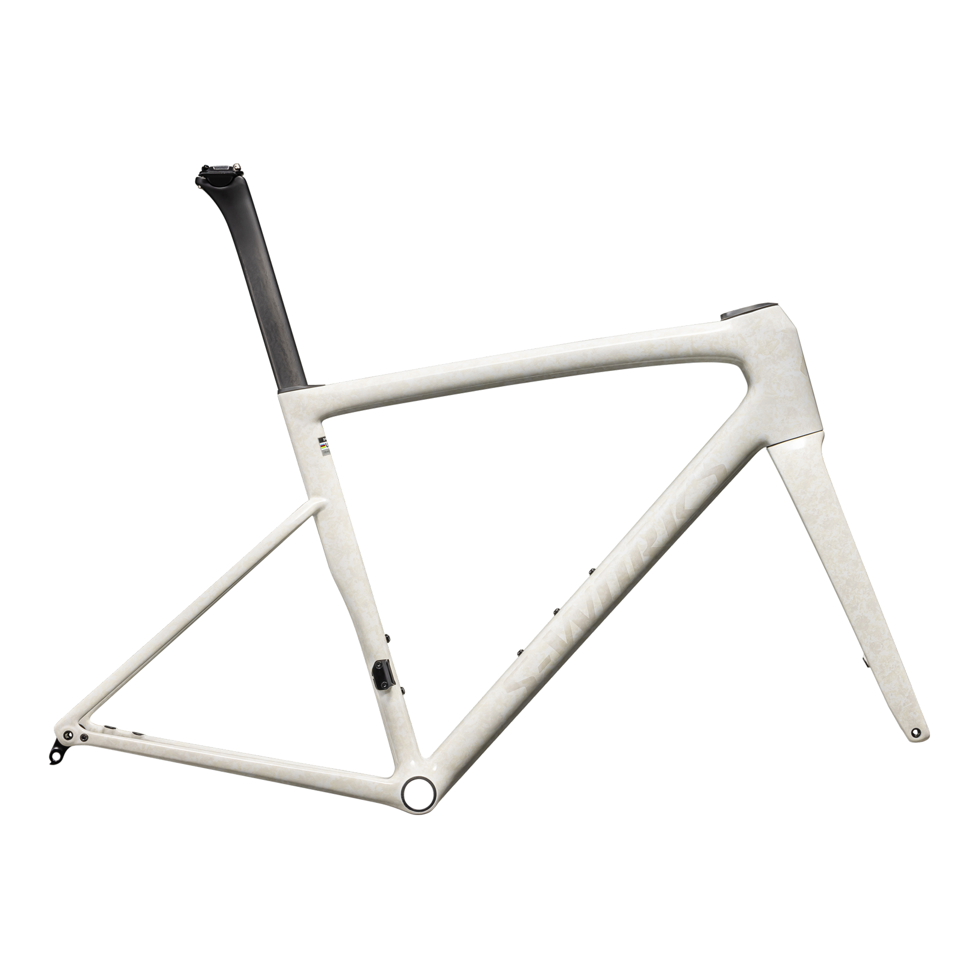 Specialized S-Works Tarmac SL8 Frameset - FACT 12r Carbon - Gloss White Dune White Pearl Impasto