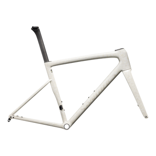 Specialized S-Works Tarmac SL8 Frameset - FACT 12r Carbon - Gloss White Dune White Pearl Impasto
