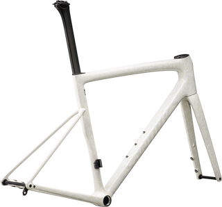 Specialized S-Works Tarmac SL8 Frameset - FACT 12r Carbon - Gloss White Dune White Pearl Impasto