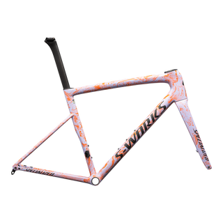 Specialized S-Works Tarmac SL8 Frameset - FACT 12r Carbon - Satin Powder Indigo / Amber Glow Strata / Obsidian