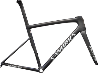 Specialized S-Works Tarmac SL8 Frameset - FACT 12r Carbon - Satin Carbon / Viavi Cynan Blue / Viavi Silver-Blue Pearl Edge Fade/Gloss Metallic White Silver