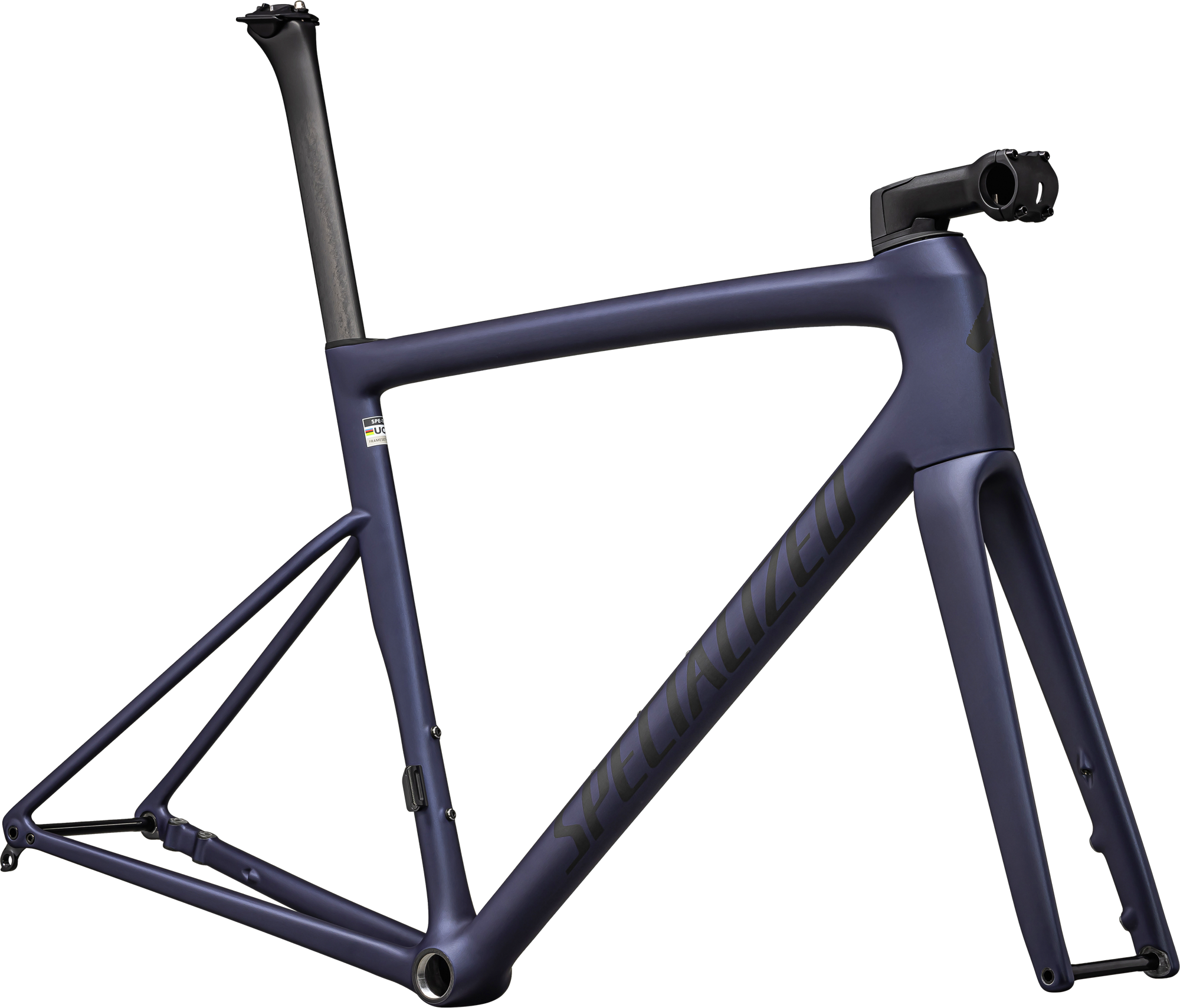 Specialized Tarmac SL8 Frameset - FACT 10r Carbon - Satin Blue Onyx / Black