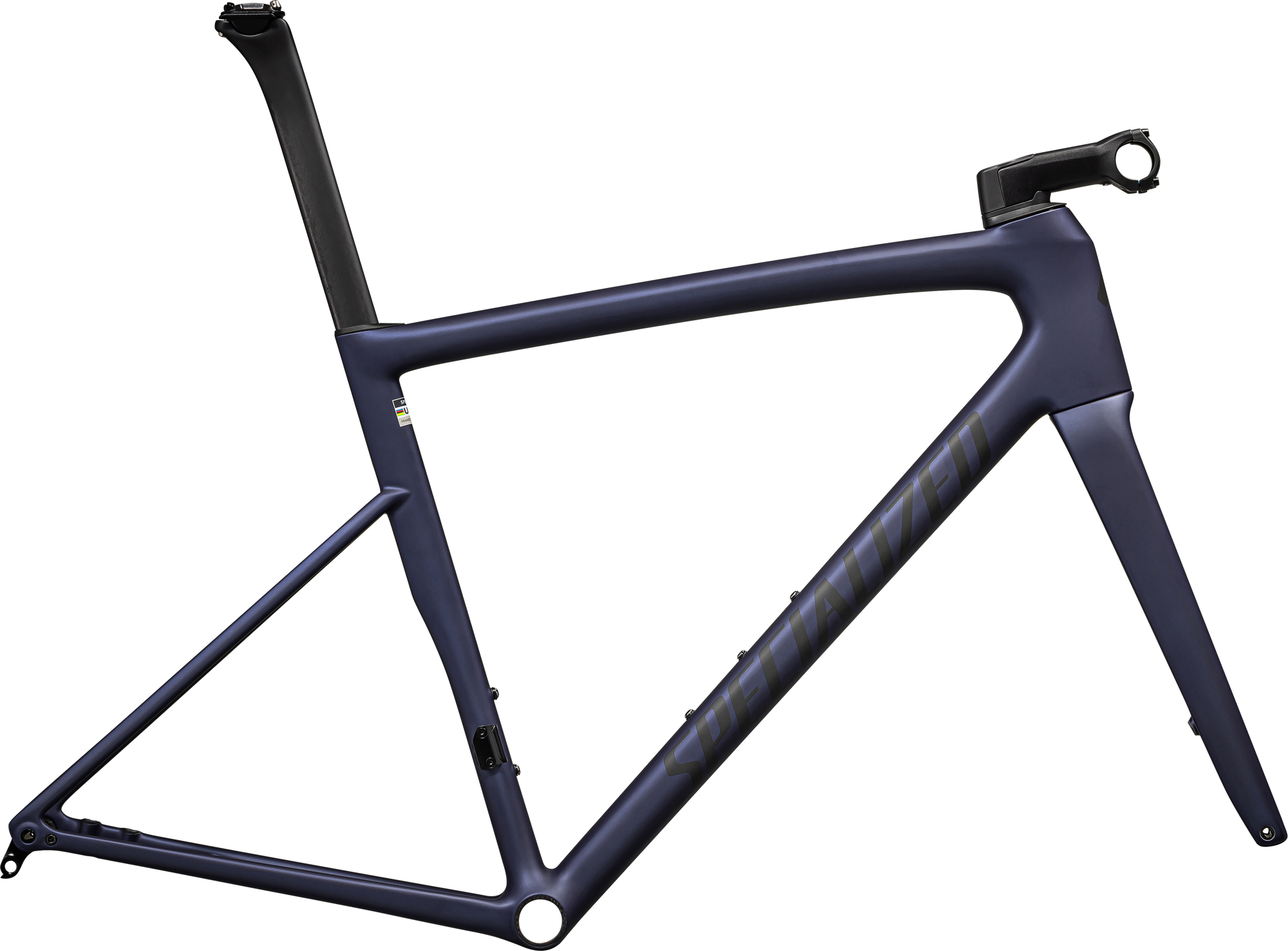 Specialized Tarmac SL8 Frameset - FACT 10r Carbon - Satin Blue Onyx / Black