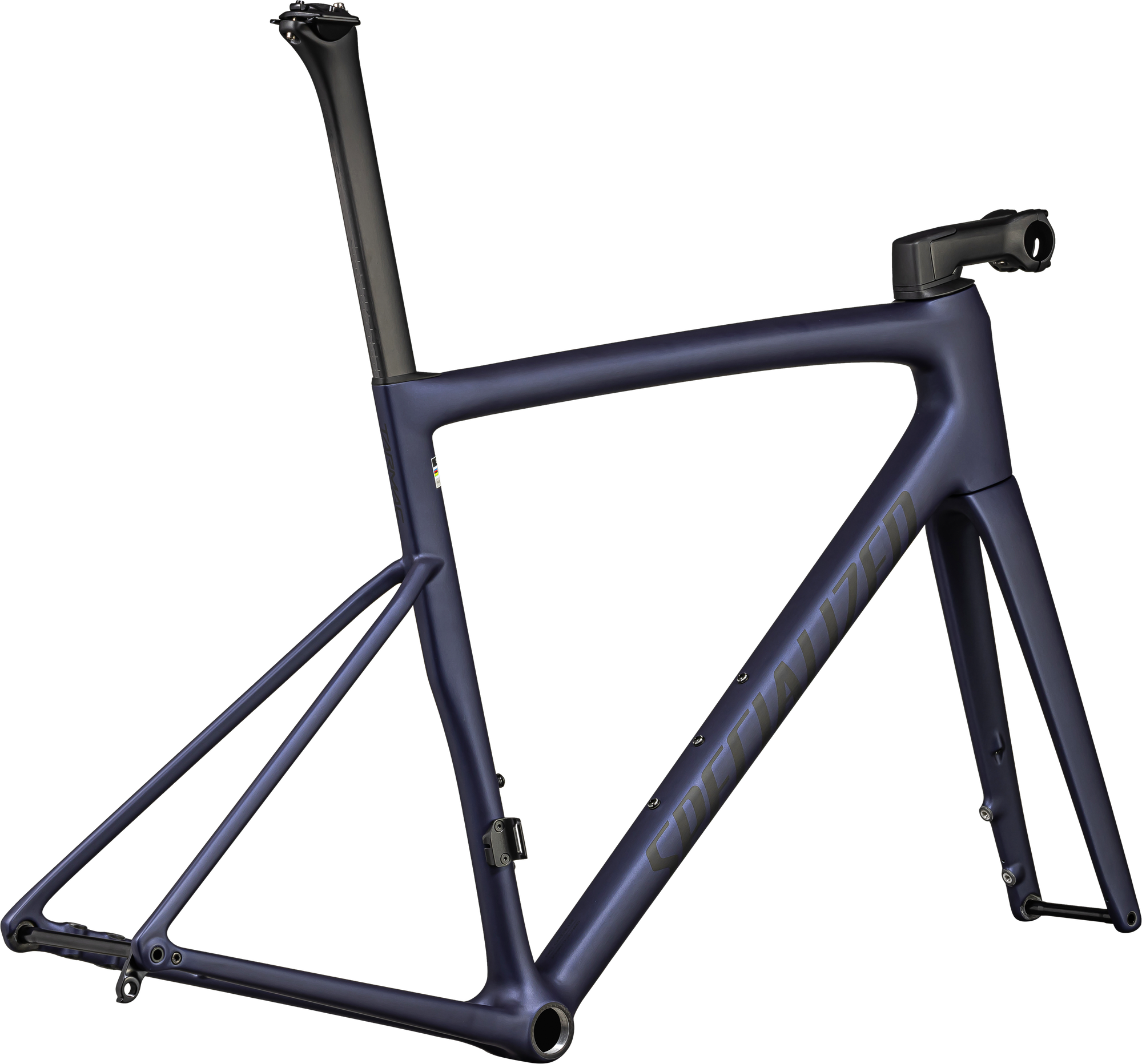 Specialized Tarmac SL8 Frameset - FACT 10r Carbon - Satin Blue Onyx / Black