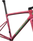 Specialized Tarmac SL8 Frameset - FACT 10r Carbon - Gloss Carbon / Metallic Vivid Pink Strata / Electric Green
