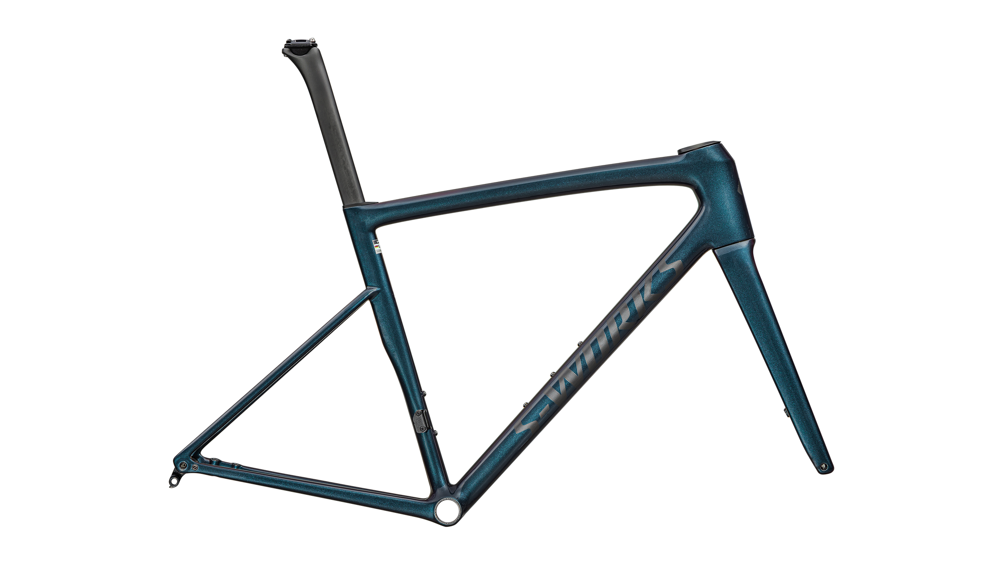 Specialized S-Works Tarmac SL8 Frameset - FACT 12r Carbon - Gloss Red To Black Pearl Over Deep Lake Metallic / Satin Metallic Obsidian