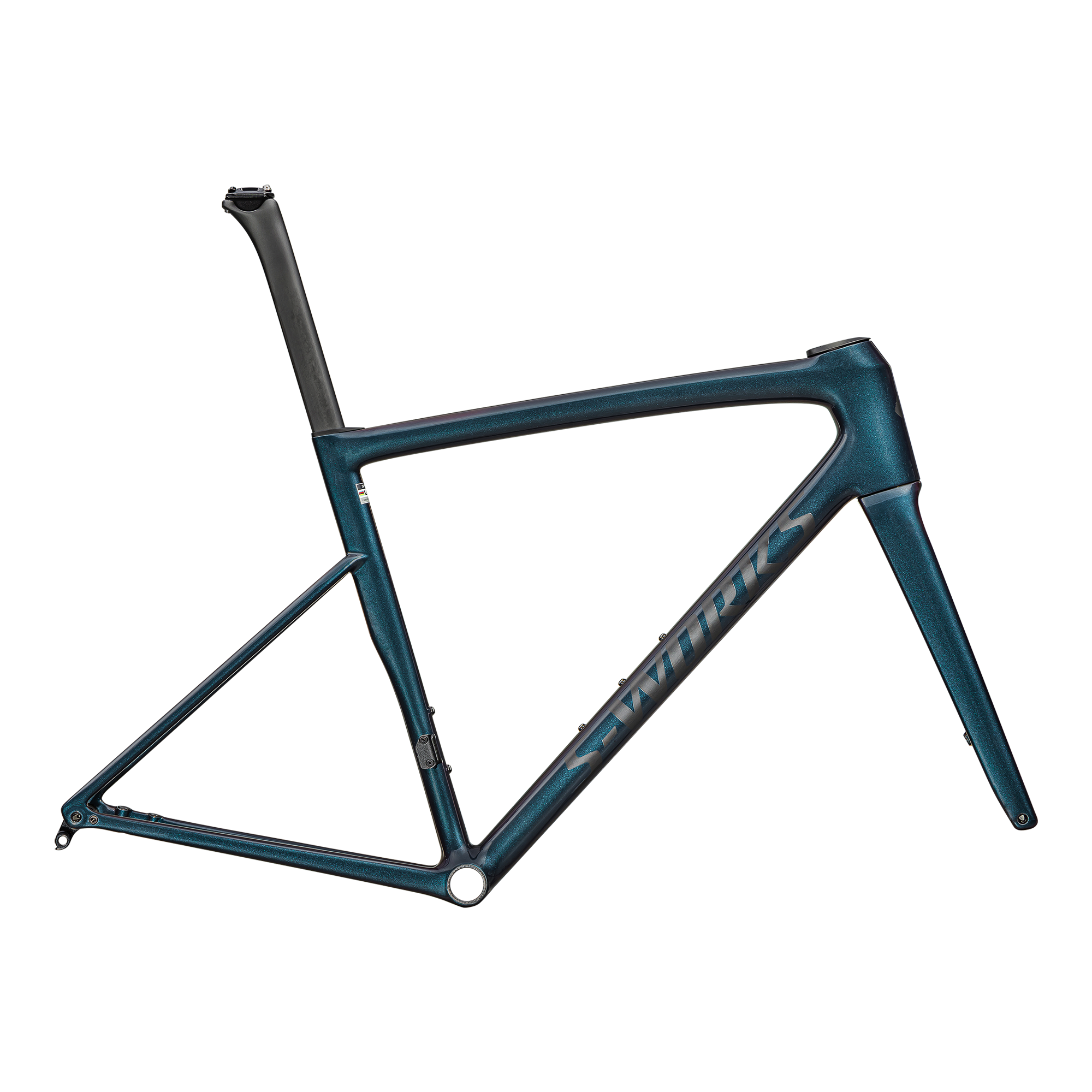 Specialized S-Works Tarmac SL8 Frameset - FACT 12r Carbon - Gloss Red To Black Pearl Over Deep Lake Metallic / Satin Metallic Obsidian