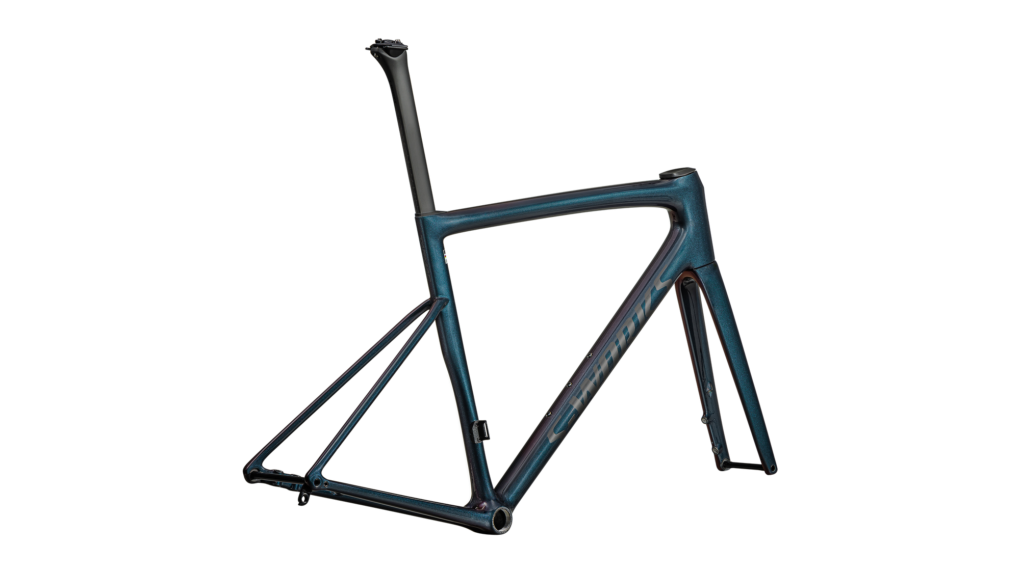 Specialized S-Works Tarmac SL8 Frameset - FACT 12r Carbon - Gloss Red To Black Pearl Over Deep Lake Metallic / Satin Metallic Obsidian