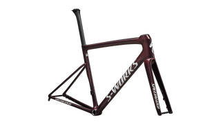 Specialized S-Works Tarmac SL8 Frameset - FACT 12r Carbon - Gloss Solidity / Red To Black Pearl / Metallic White Silver