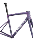 Specialized S-Works Tarmac SL8 Frameset - FACT 12r Carbon - Satin Carbon / Rebel Pink + Deep Lake Metallic Blurred Impasto / Gloss White