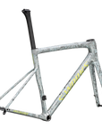 Specialized S-Works Tarmac SL8 Frameset - FACT 12r Carbon - Satin Liquid Silver / Multi-Color Dry Impasto / Gloss Team Yellow Tint