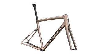 Specialized S-Works Tarmac SL8 Frameset - FACT 12r Carbon - Gloss Viavi Red Gold Over Silver / Satin Metallic Obsidian