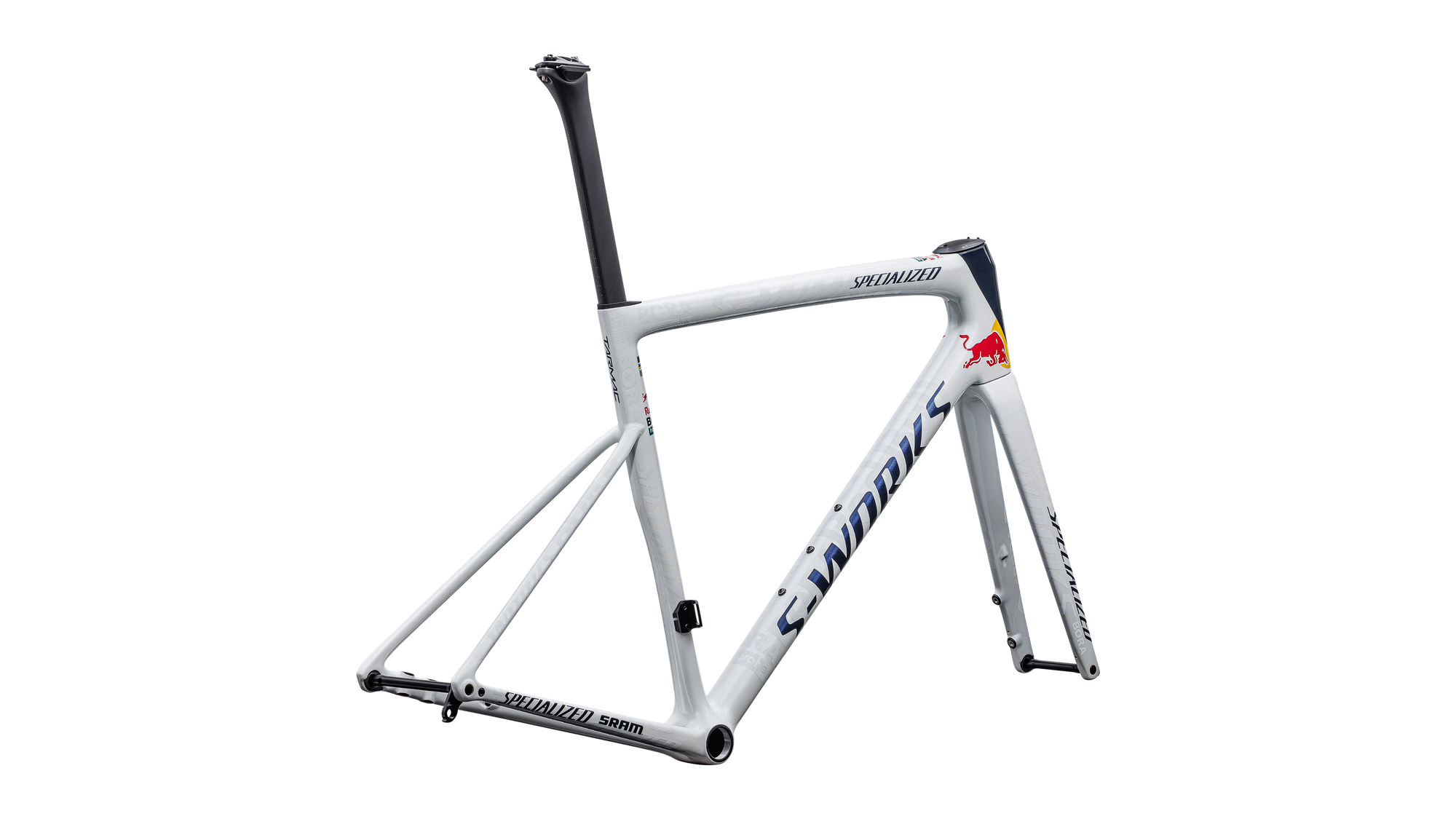 Specialized S-Works Tarmac SL8 Team Frameset - Red Bull - BORA - hansgrohe  - Red Bull Bora, White