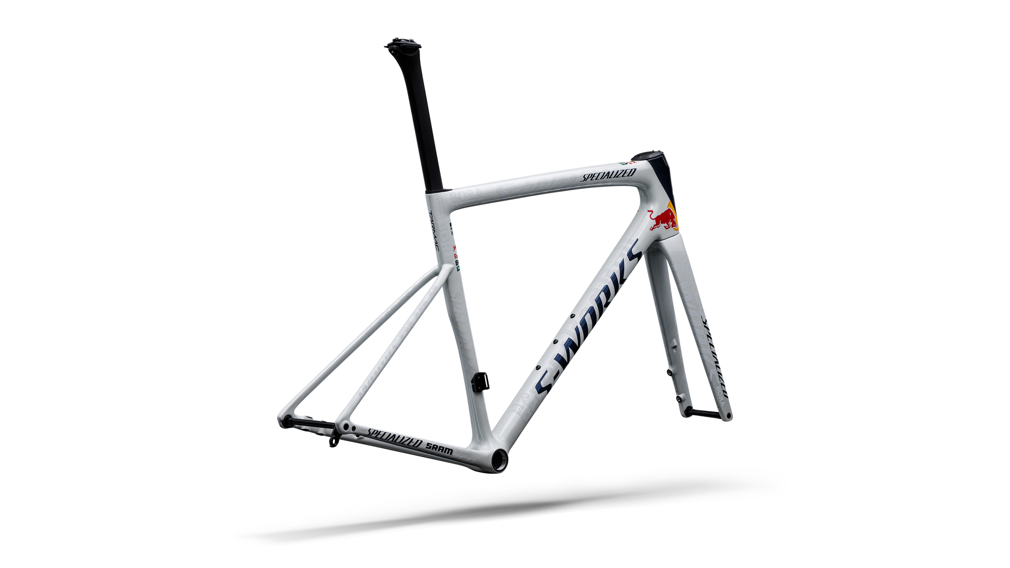 Specialized S-Works Tarmac SL8 Team Frameset - Red Bull - BORA - hansgrohe  - Red Bull Bora, White