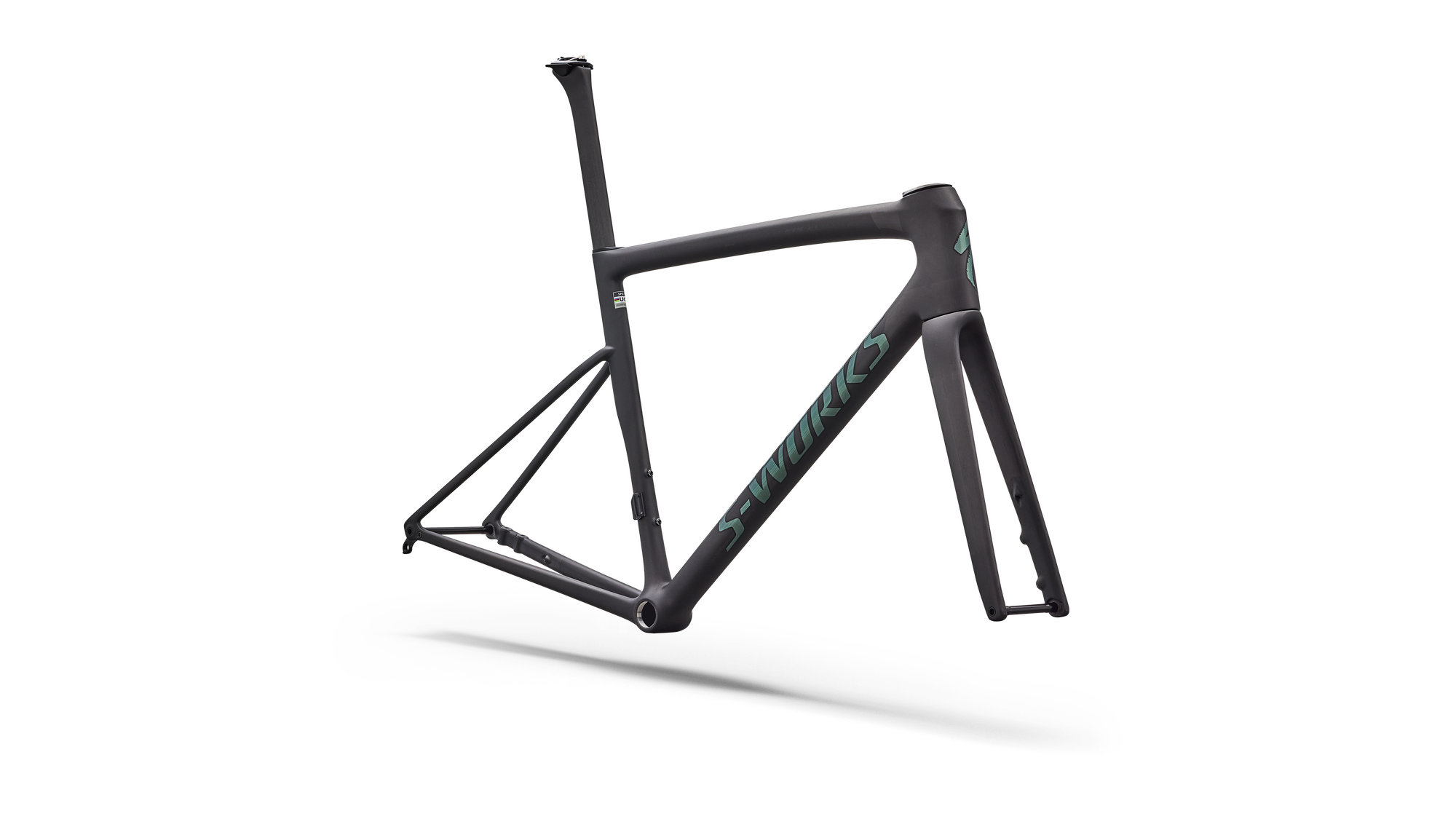 Specialized S-Works Tarmac SL8 Frameset - FACT 12r Carbon - Rtp Raw Carbon / Gloss Premium Fjord