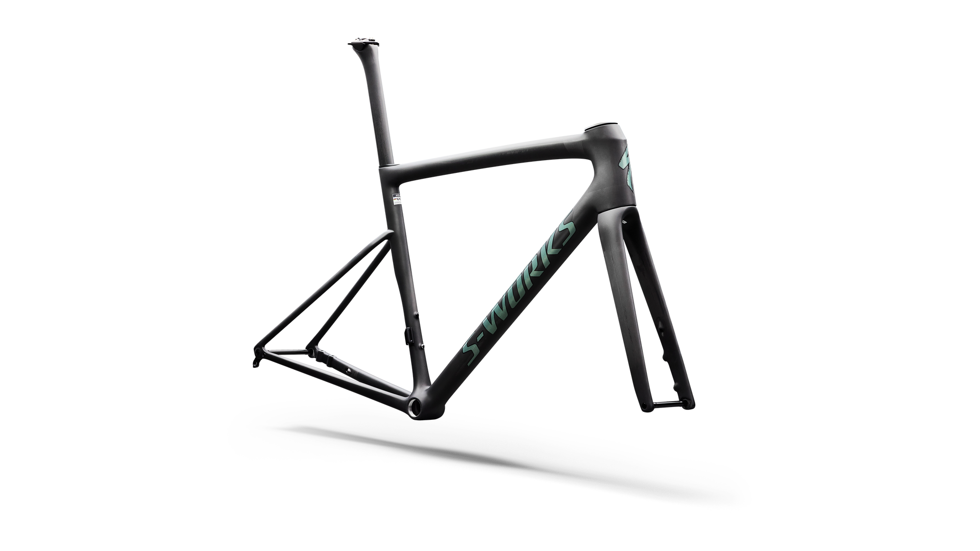 Specialized S-Works Tarmac SL8 Frameset - FACT 12r Carbon - Rtp Raw Carbon / Gloss Premium Fjord