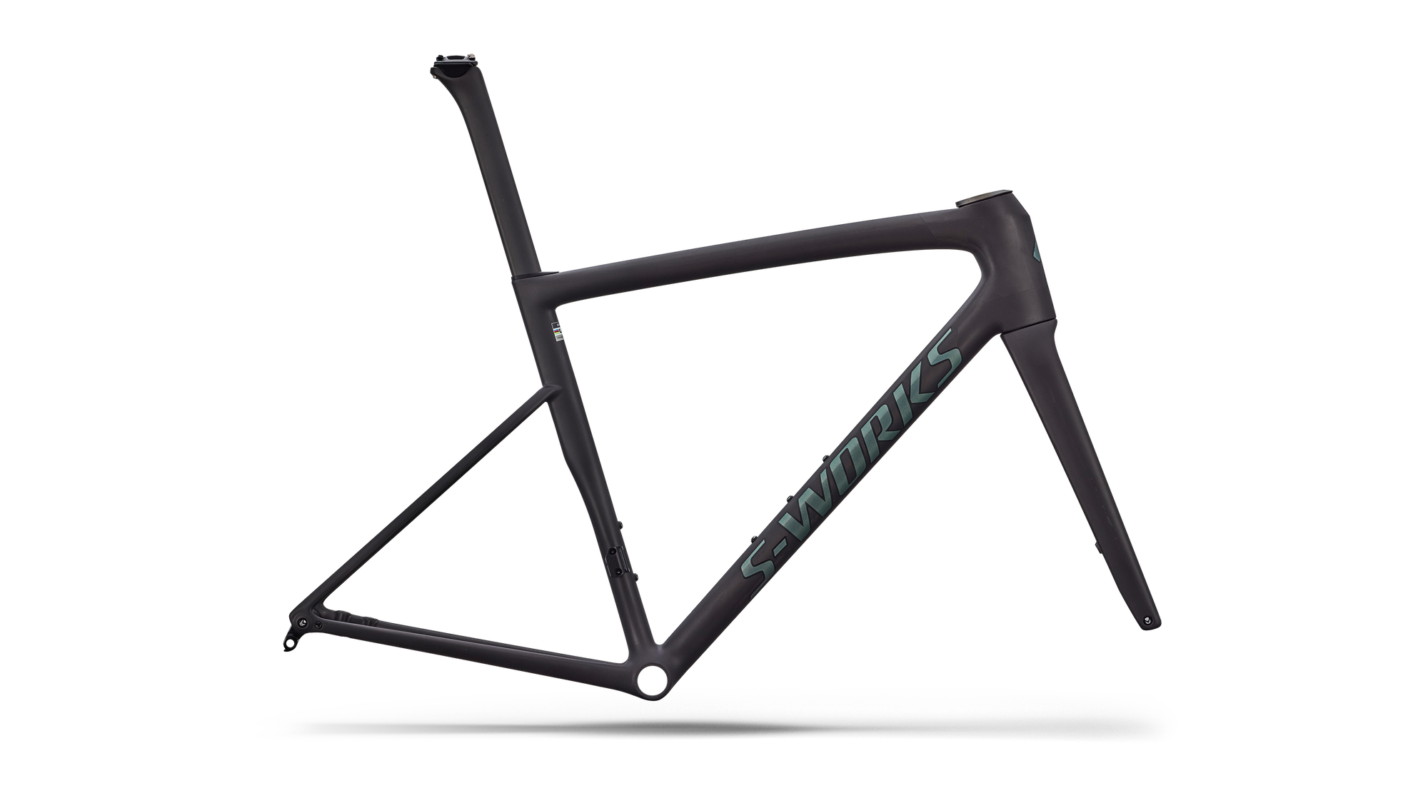 Specialized S-Works Tarmac SL8 Frameset - FACT 12r Carbon - Rtp Raw Carbon / Gloss Premium Fjord