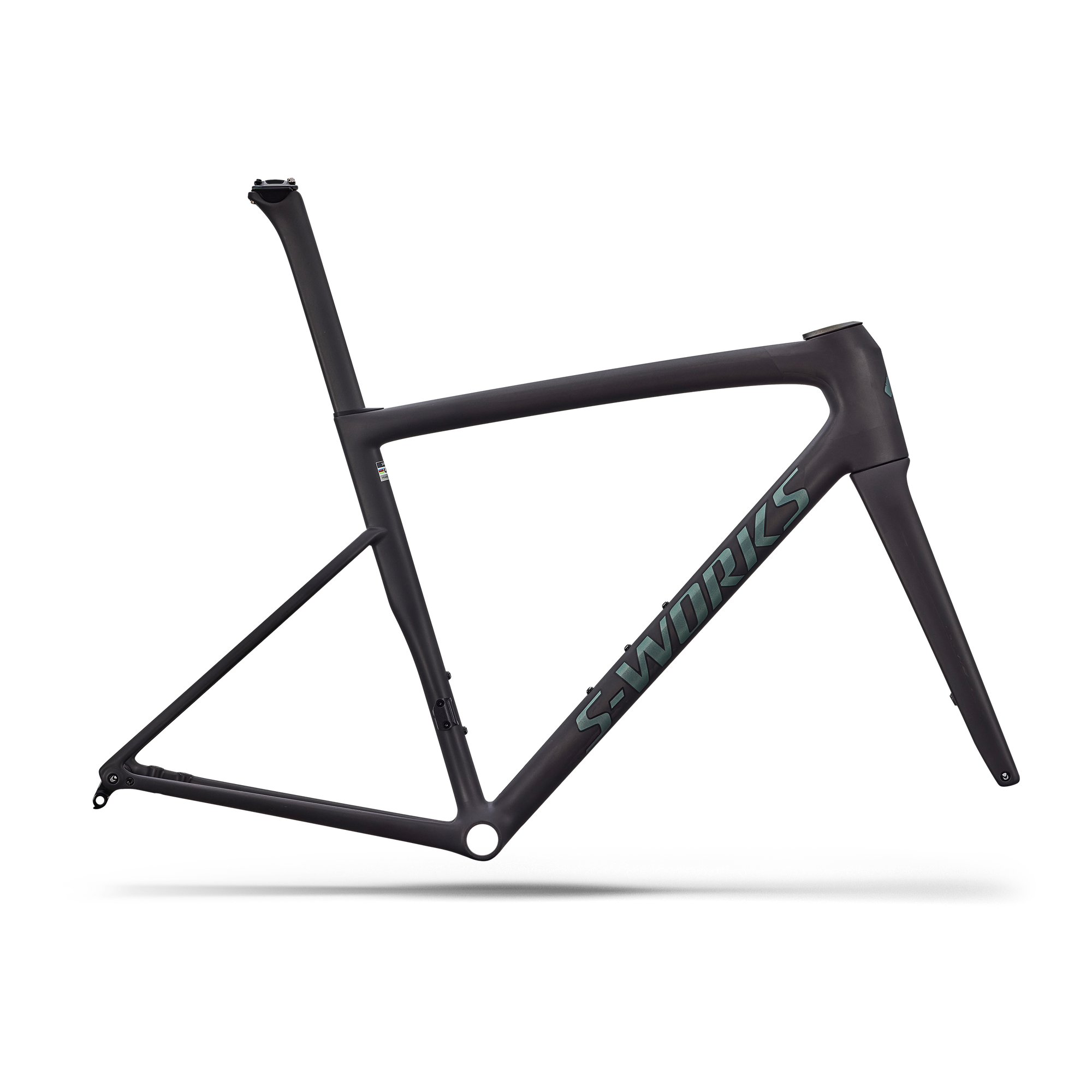 Specialized S-Works Tarmac SL8 Frameset - FACT 12r Carbon - Rtp Raw Carbon / Gloss Premium Fjord