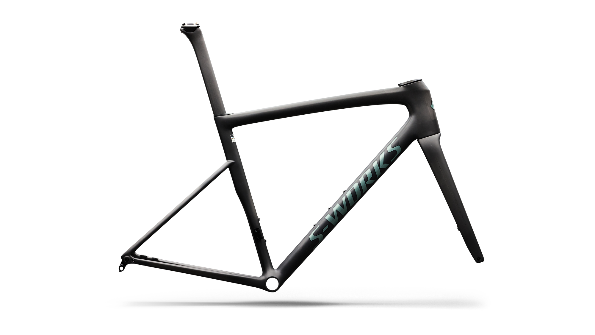 Specialized S-Works Tarmac SL8 Frameset - FACT 12r Carbon - Rtp Raw Carbon / Gloss Premium Fjord