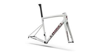 Specialized S-Works Tarmac SL8 Frameset - FACT 12r Carbon - Gloss Metallic White Silver / Pearl / Black