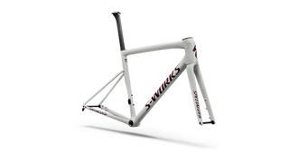 Specialized S-Works Tarmac SL8 Frameset - FACT 12r Carbon - Gloss Metallic White Silver / Pearl / Black