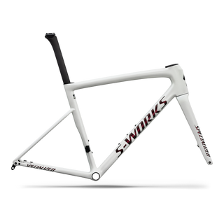 Specialized S-Works Tarmac SL8 Frameset - FACT 12r Carbon - Gloss Metallic White Silver / Pearl / Black