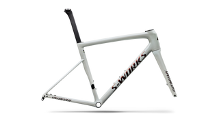 Specialized S-Works Tarmac SL8 Frameset - FACT 12r Carbon - Gloss Metallic White Silver / Pearl / Black