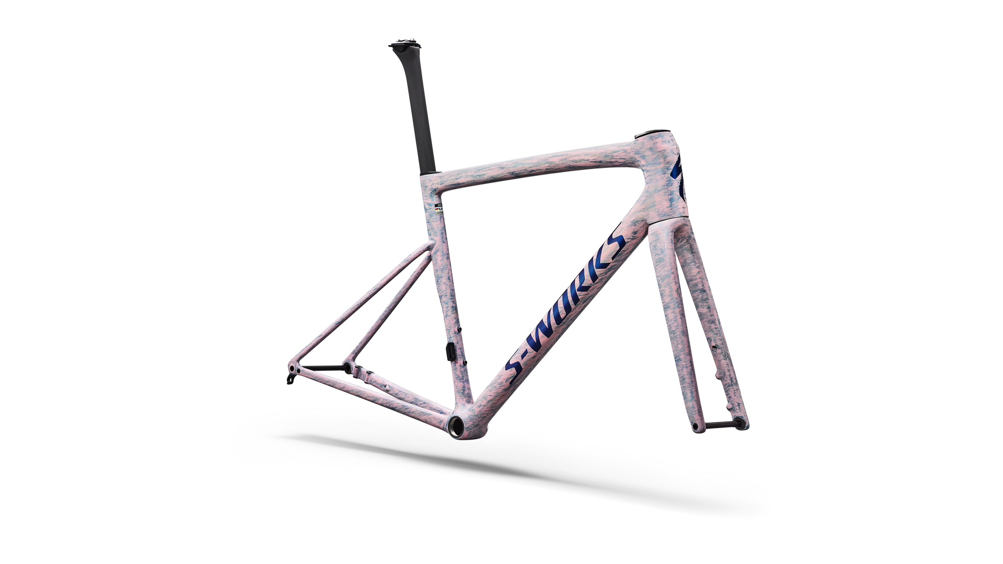 Specialized S-Works Tarmac SL8 Frameset - FACT 12r Carbon - Gloss Dolomite Metallic / Directional Brush / Blue Majesty Metallic