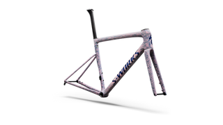 Specialized S-Works Tarmac SL8 Frameset - FACT 12r Carbon - Gloss Dolomite Metallic / Directional Brush / Blue Majesty Metallic