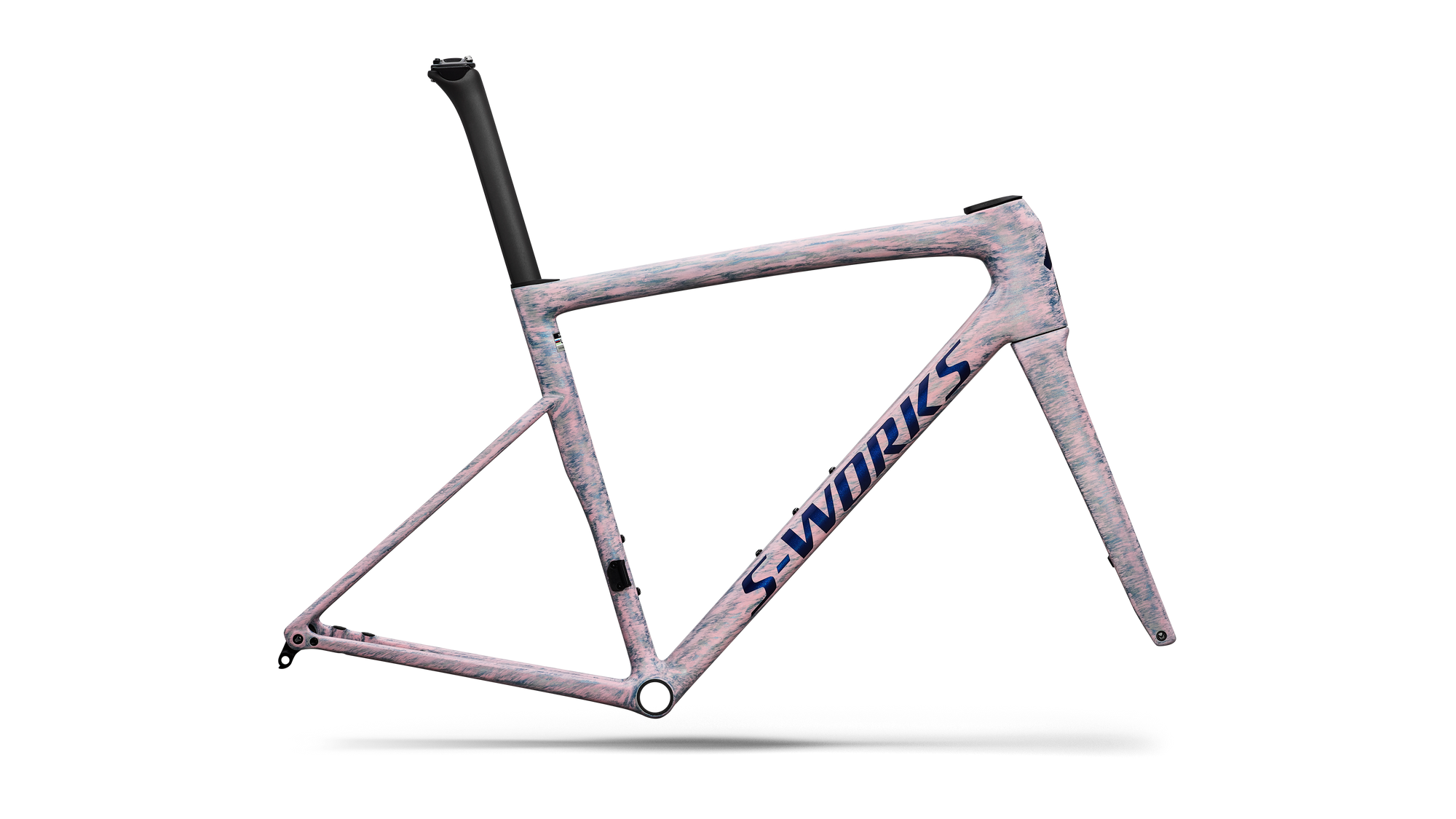 Specialized S-Works Tarmac SL8 Frameset - FACT 12r Carbon - Gloss Dolomite Metallic / Directional Brush / Blue Majesty Metallic