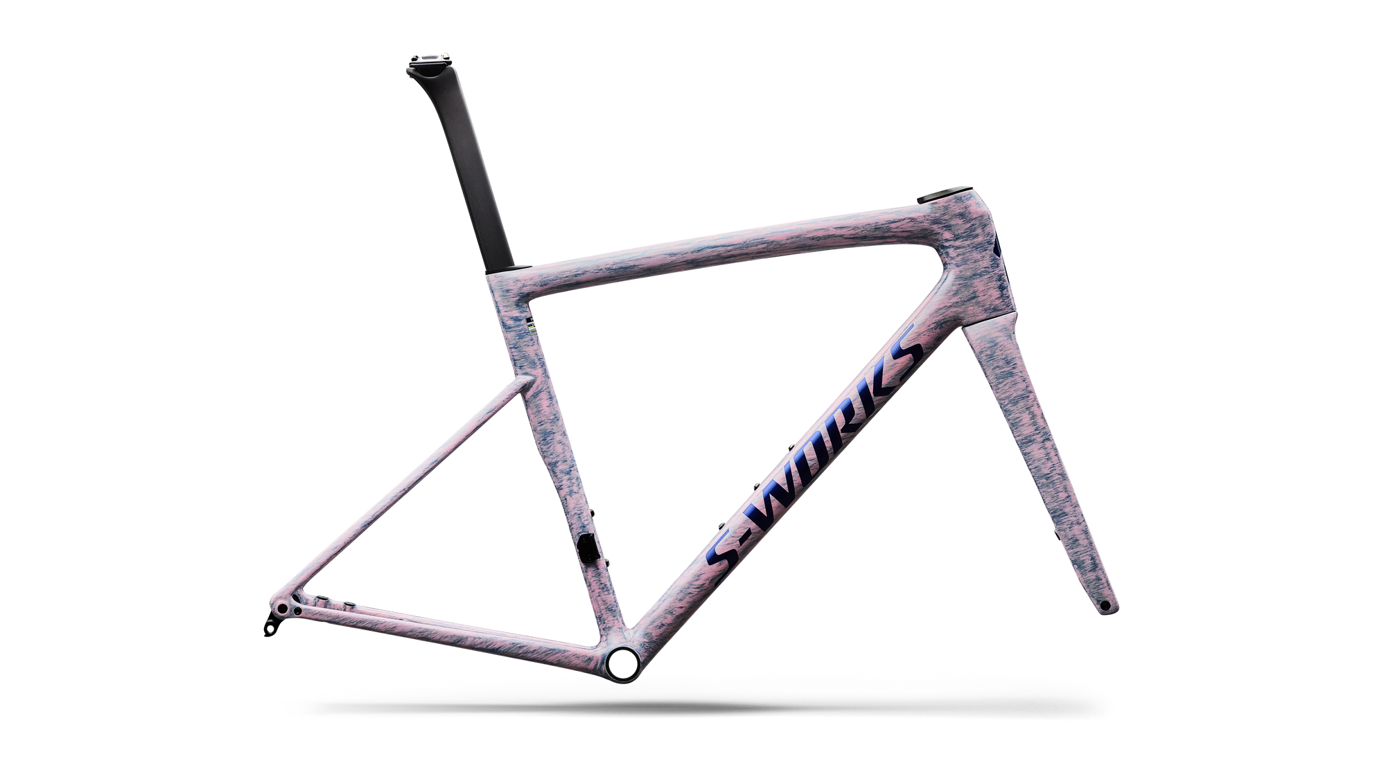Specialized S-Works Tarmac SL8 Frameset - FACT 12r Carbon - Gloss Dolomite Metallic / Directional Brush / Blue Majesty Metallic